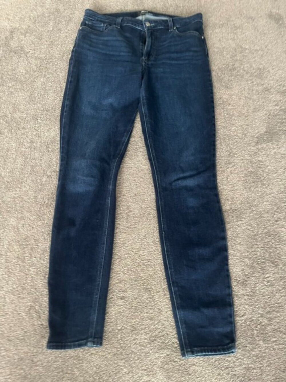 PAIGE Premium Dark Wash Skinny Jeans.